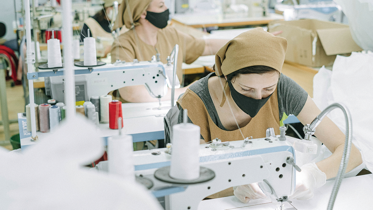 Manufacturing of clothes